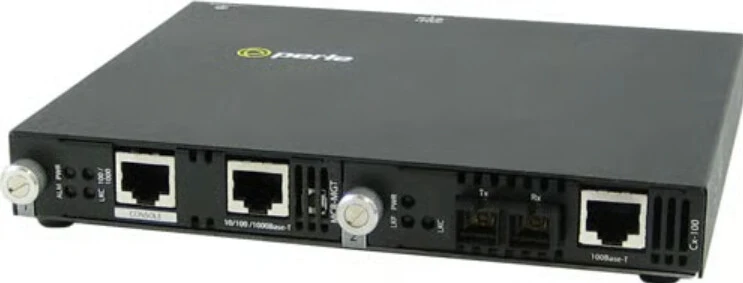 Perle 05070301 network media converter 1000 Mbit/s 1310 nm Multi-mode, Single-mode Black