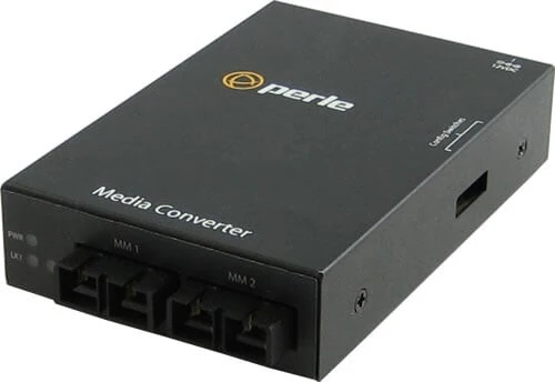 Perle 05060471 network media converter 1000 Mbit/s 1310 nm Multi-mode, Single-mode Black