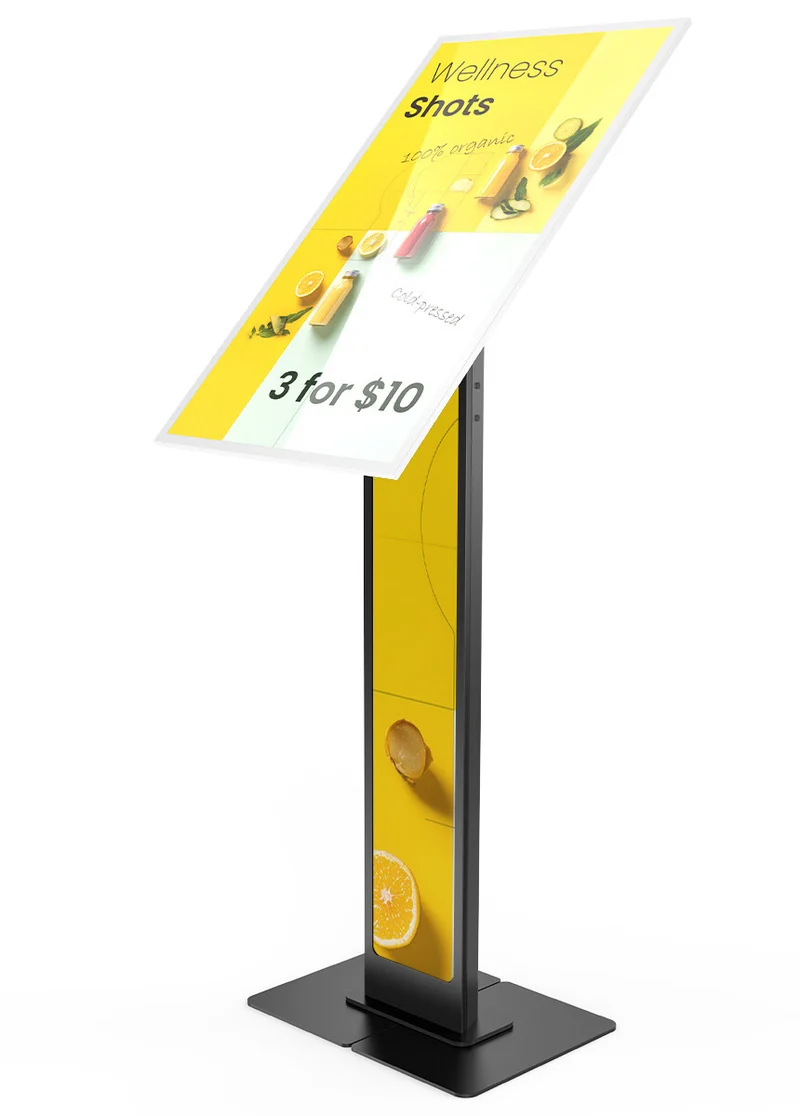 Compulocks Brandable Floor Stand for the Samsung E-Paper Smart Signage - Black