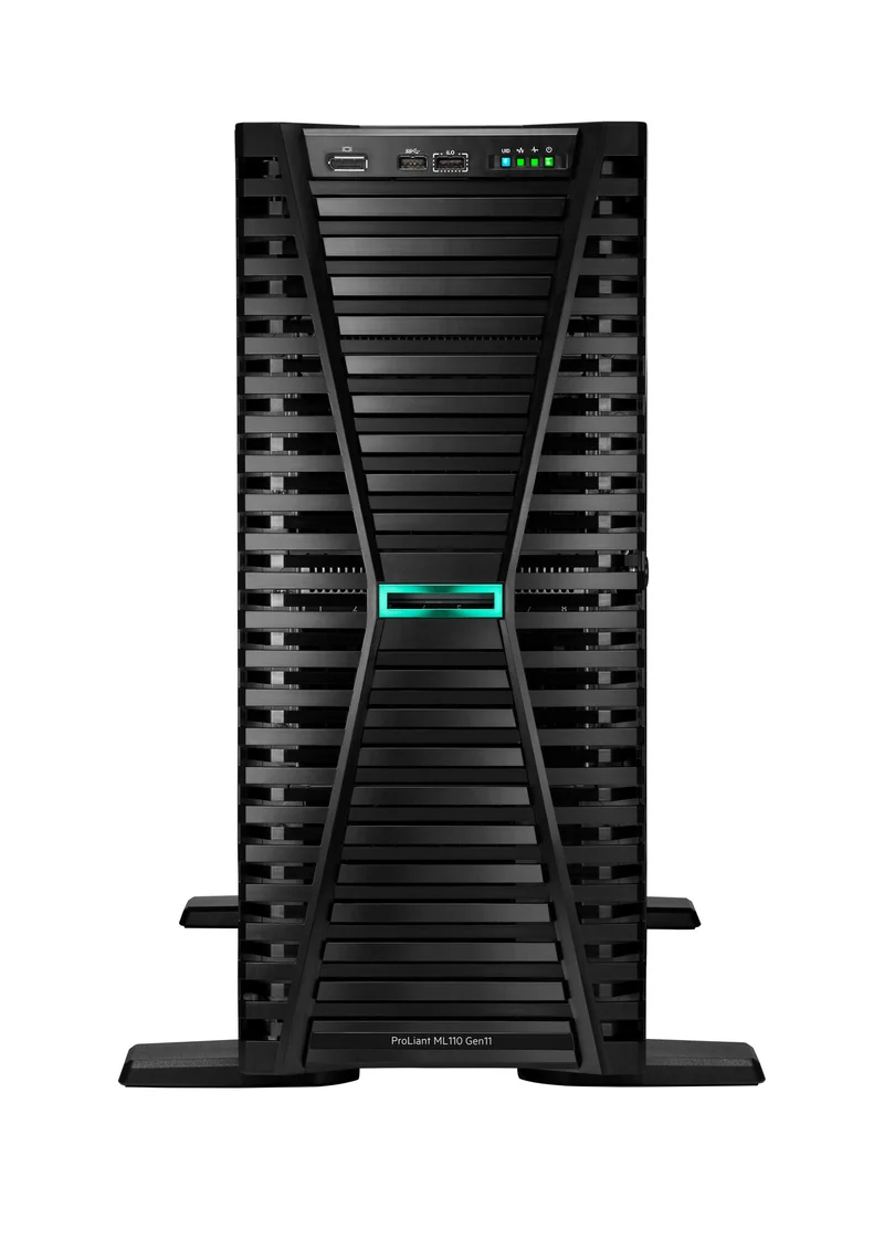 HPE ProLiant ML110 Gen11 4510 2.4GHz 12c 1P 2x32GB-R 8SFF NS204i-u MR408i-o 2x1000W PS EU Server