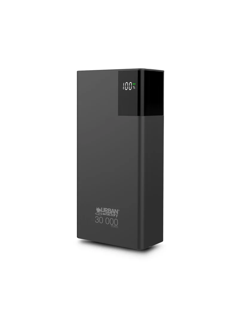 Urban Factory BIGEE: POWERBANK 30 000MAH USB-C IN & OUT WITH LCD SCREEN