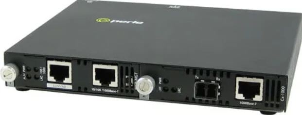 Perle SMI-1000-M2LC05 network media converter 1000 Mbit/s 850 nm Black