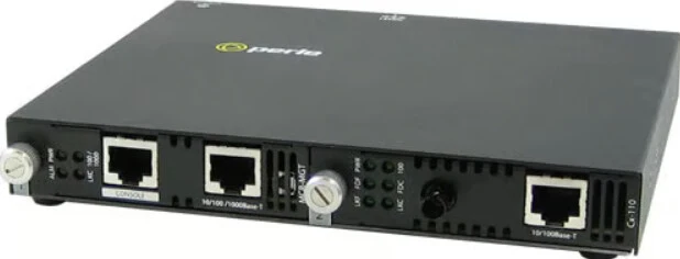 Perle SMI-110-M1ST2D network media converter 100 Mbit/s 1550 nm Multi-mode Black