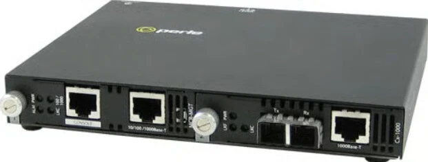 Perle SMI-1000-M1SC05U network media converter 1000 Mbit/s 1550 nm Multi-mode Black