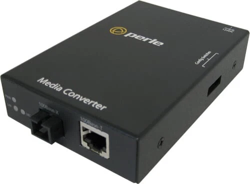 Perle Fast Ethernet, 100Base-TX - 100Base-ZX, 1550nm, single mode, ST, AUS Power Cord