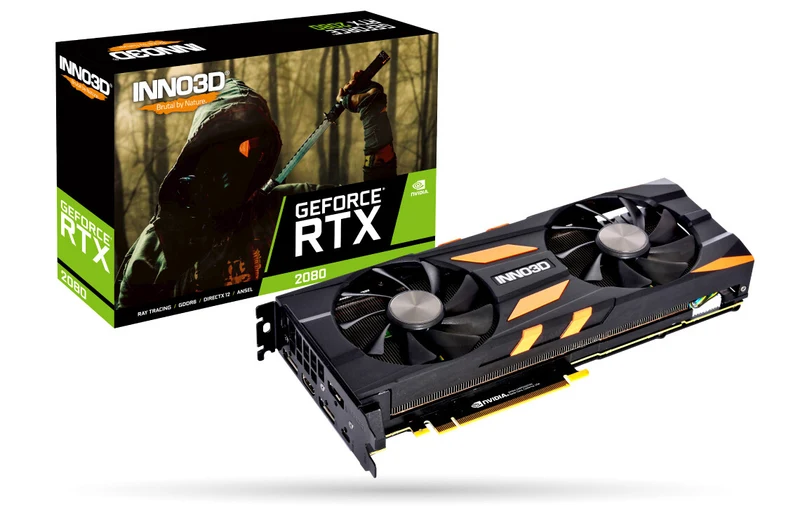 INNO3D N20802-08D6X-1180633 graphics card NVIDIA GeForce RTX 2080 8 GB GDDR6