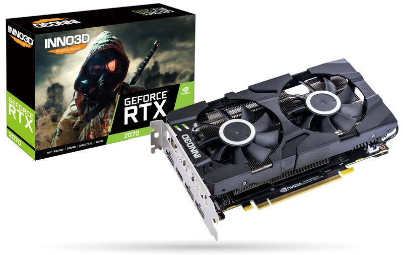 INNO3D N20702-08D6-1710VA23 graphics card NVIDIA GeForce RTX 2070 8 GB GDDR6