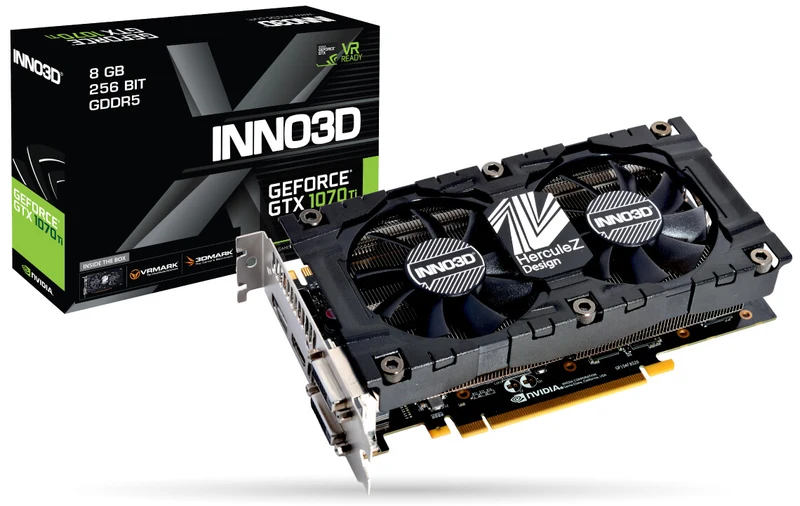 INNO3D N107T-2SDN-P5DS graphics card NVIDIA GeForce GTX 1070 Ti 8 GB GDDR5