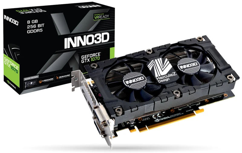 INNO3D N1070-4SDV-P5DS graphics card NVIDIA GeForce GTX 1070 8 GB GDDR5