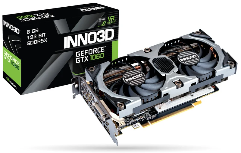 INNO3D N1060-BSDN-N6GNX graphics card NVIDIA GeForce GTX 1060 6 GB GDDR5X