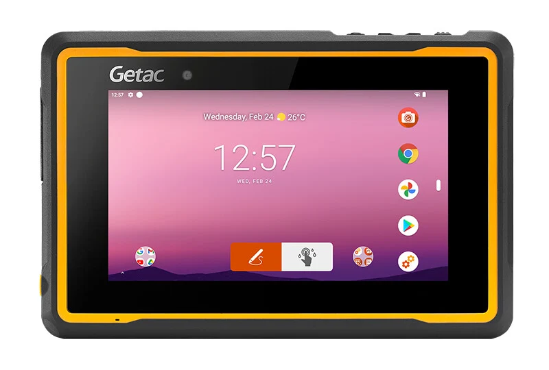 Getac ZX70-EX G2 Snapdragon 64 GB 17.8 cm (7") 4 GB Wi-Fi 5 (802.11ac) Android 10 Black, Yellow