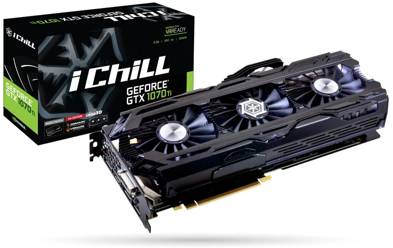 INNO3D C107T4-1SDN-P5DN graphics card NVIDIA GeForce GTX 1070 Ti 8 GB GDDR5