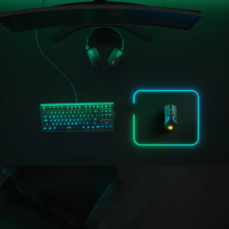 Steelseries QcK Prism Cloth Medium Gaming mouse pad Black