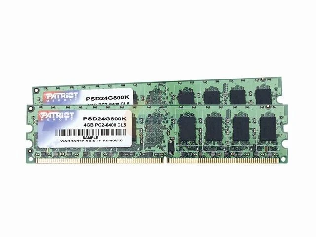 Patriot Memory Signature Line PSD24G800K memory module 4 GB 2 x 2 GB DDR2 240-pin DIMM