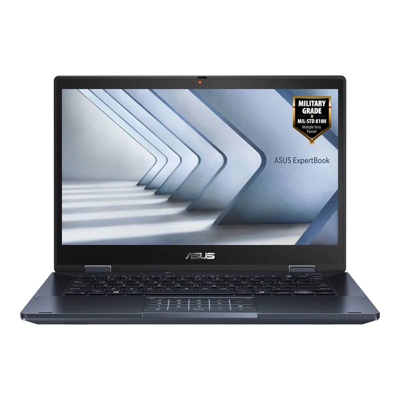 ASUS ExpertBook B3 Flip B3402FV-EC515XA Intel Core 5 120U Hybrid (2-in-1) 35.6 cm (14") Touchscreen Full HD 16 GB DDR4-SDRAM 512 GB SSD Wi-Fi 6E (802.11ax) Windows 11 Pro Education Black