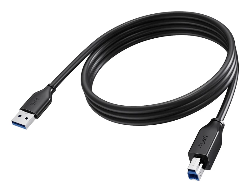 Vision TC 2MUSB3.0/BL USB cable USB 3.2 Gen 1 (3.1 Gen 1) 2 m USB A USB B 5 Gbit/s Black