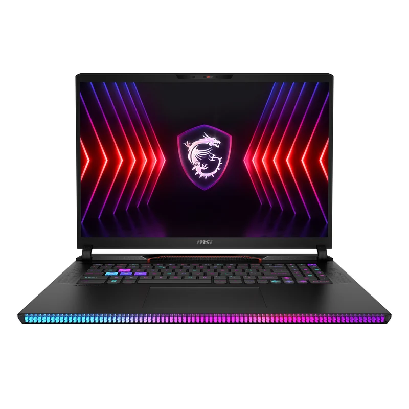 MSI Gaming Raider GE78 HX 14VIG-645UK Intel® Core™ i9 i9-14900HX Laptop 43.2 cm (17") Quad HD+ 64 GB DDR5-SDRAM 2 TB SSD NVIDIA GeForce RTX 4090 Wi-Fi 7 (802.11be) Windows 11 Pro Black