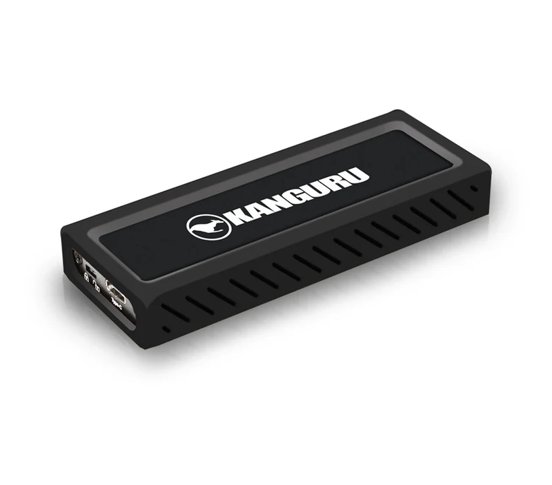 iStorage Kanguru UltraLock USB-C M.2 NVMe SSD, SuperSpeed+ USB 3.1 Gen 2, 250GB