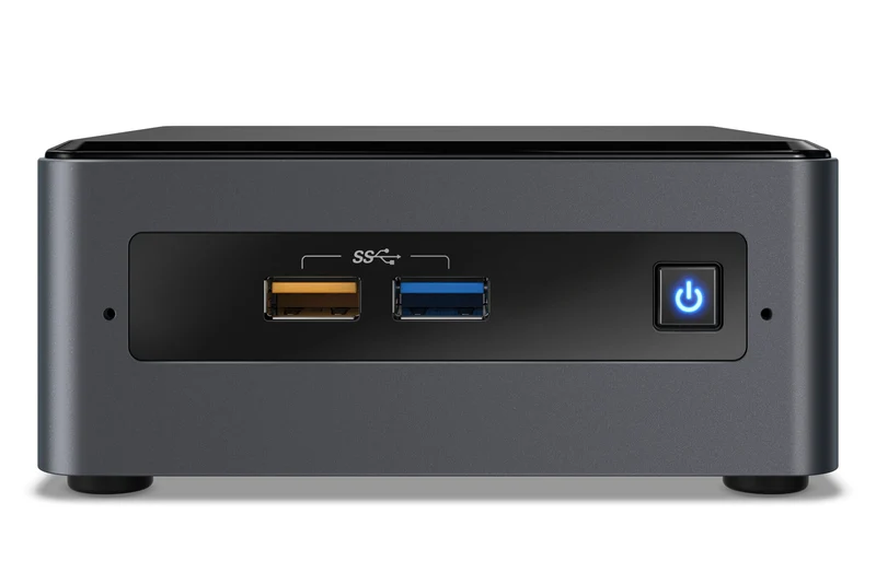 Intel NUC 7 Essential Intel Celeron J J4005 4 GB DDR4-SDRAM 64 GB eMMC Windows 11 UCFF Mini PC Black