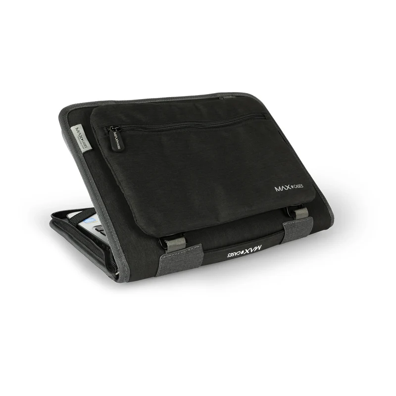 MAXCases MAX Work-In-Slim 11 27.9 cm (11") Briefcase Black, Grey