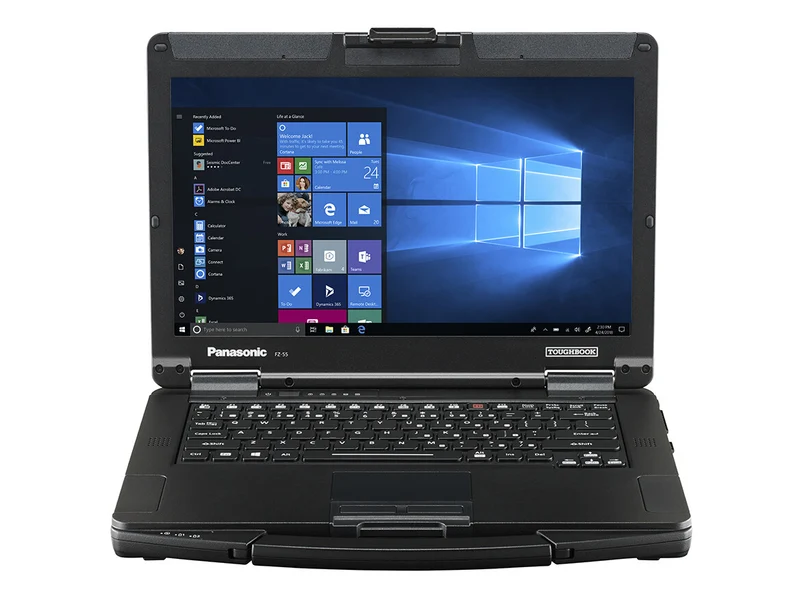 Panasonic Toughbook 55 Full-HD Touch Intel® Core™ i7 i7-8665U Laptop 35.6 cm (14") Touchscreen Full HD 16 GB DDR4-SDRAM 256 GB SSD Wi-Fi 5 (802.11ac) Windows 10 Pro UK English Black, Silver