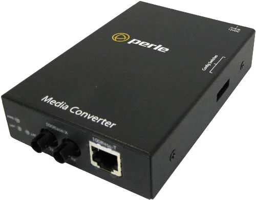 Perle Fast Ethernet, 100Base-TX - 100Base-ZX, 1550nm, single mode, ST, UK Power Cord