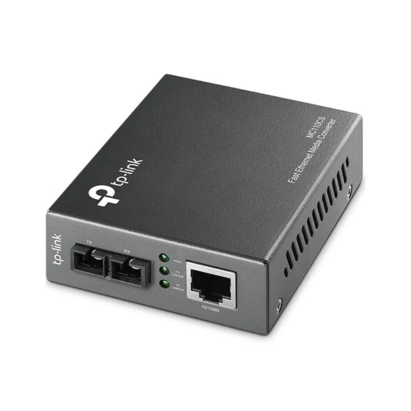 TP-Link Omada MC110CS network media converter 100 Mbit/s 1310 nm Single-mode Black
