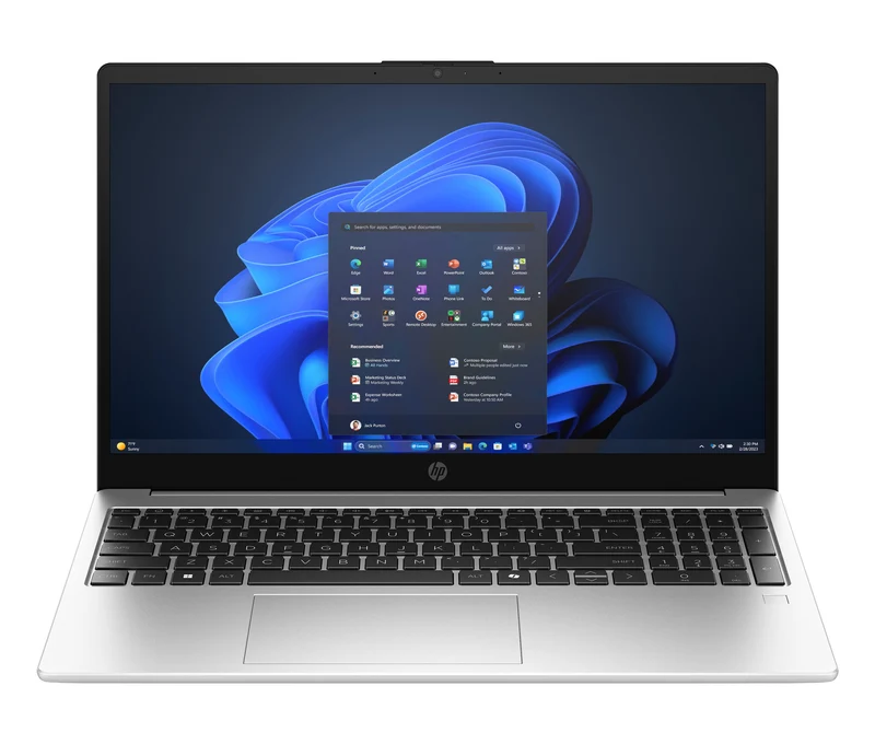 HP 250R G10 Intel Core 5 120U Laptop 39.6 cm (15.6") Full HD 16 GB DDR4-SDRAM 512 GB SSD Wi-Fi 6 (802.11ax) FreeDOS Silver