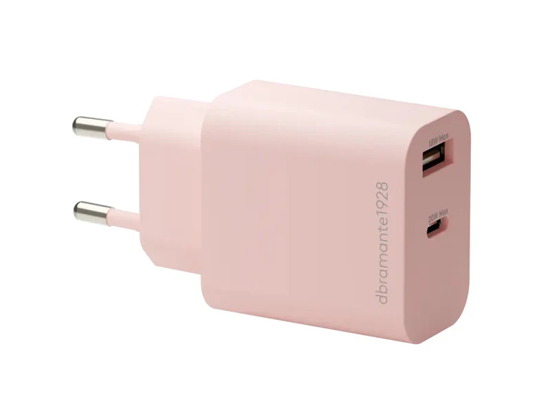 dbramante1928 re-charge - EU Wall Charger USB-C 20W+USB-A 18W