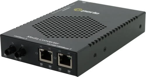 Perle S-1110DHP-ST70 network media converter 1000 Mbit/s 1550 nm Single-mode Black