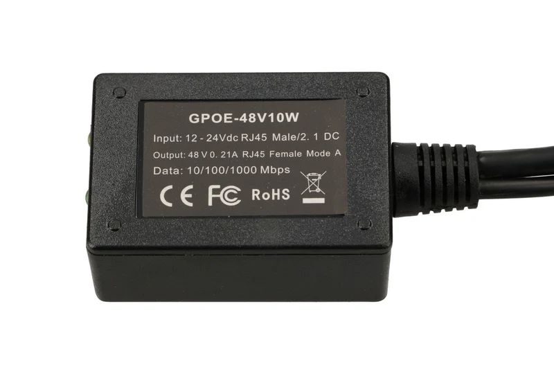 Extralink 1 PORT GIGABIT POE INJECTOR WITH 10-30V TO 48V INVERTER Fast Ethernet, Gigabit Ethernet