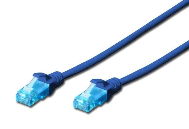 Digitus CAT 5e U-UTP 1.5 m câble de réseau Bleu 1,5 m Cat5e U/UTP (UTP)