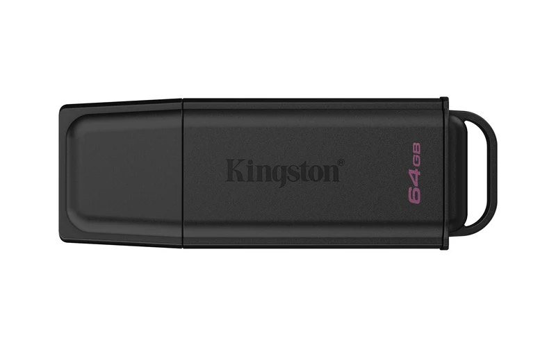 Kingston Technology DataTraveler 64GB Portable USB 3.2 Gen 1 Exodia Black