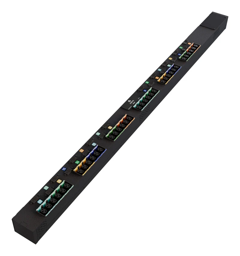 Vertiv PowerIT rack power distribution unit, 57.6kW, hardwired input plug, TAA Compliance, RoHS, China RoHS, UL/CE dual listed