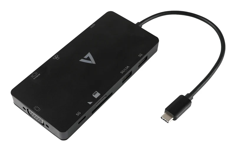 V7 UCMINIDOCK-ALTHV laptop dock/port replicator Wired