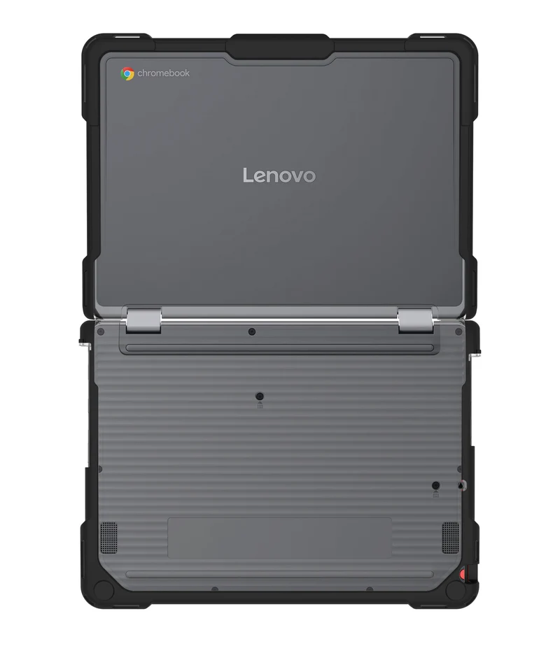Techair TACHS031 Protective Hard Shell case for Lenovo 500e 5th Gen, 11.6-12.2 black/clear