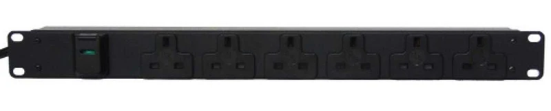 Vertiv EGVHVRB062-102UKLPS6-IP44 power distribution unit (PDU) 6 AC outlet(s) Black