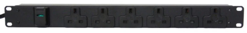 Vertiv EGVHVRB062-101UKLC14-V power distribution unit (PDU) 6 AC outlet(s) Black