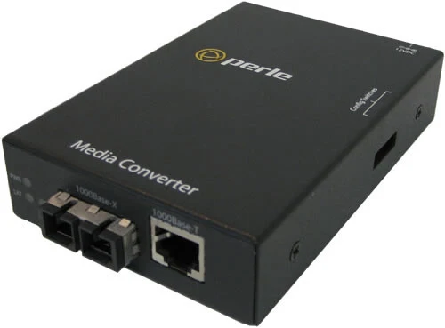Perle S-1000-S2SC70 network media converter 1000 Mbit/s 1550 nm Single-mode