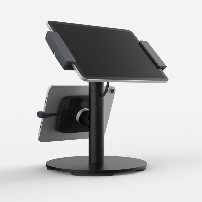 Bouncepad Clip Counter Twin | Compatible with All USB-C Tablets | Black