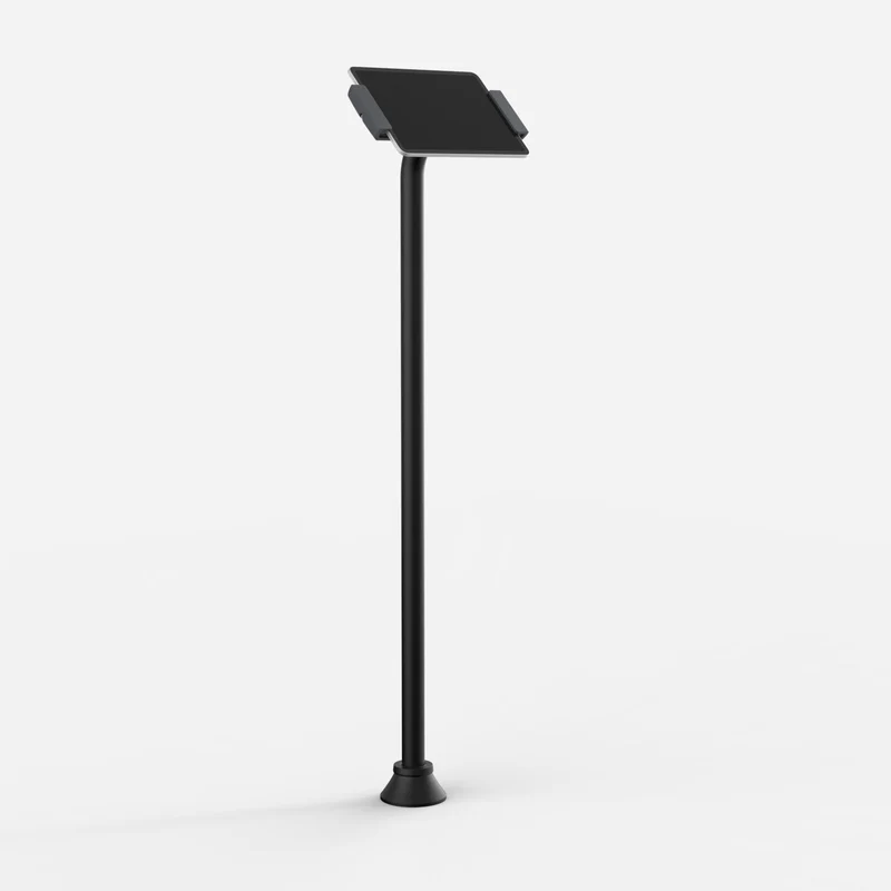 Bouncepad Clip Floorstanding Slim | Compatible with All USB-C Tablets | Black