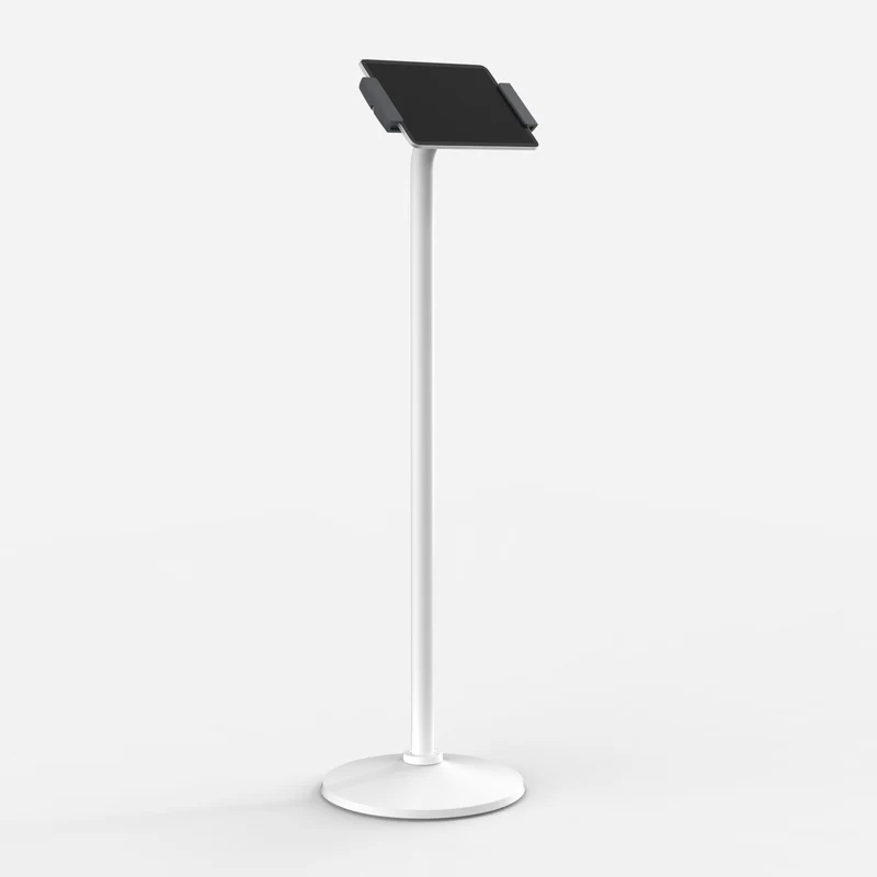 Bouncepad Clip Floorstanding | Compatible with All USB-C Tablets | White
