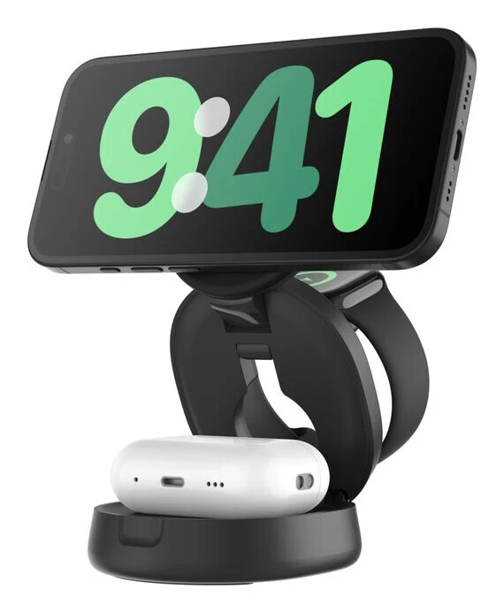 Belkin 3-in-1 Convertible Magnetic Charging Stand with Qi2 15W