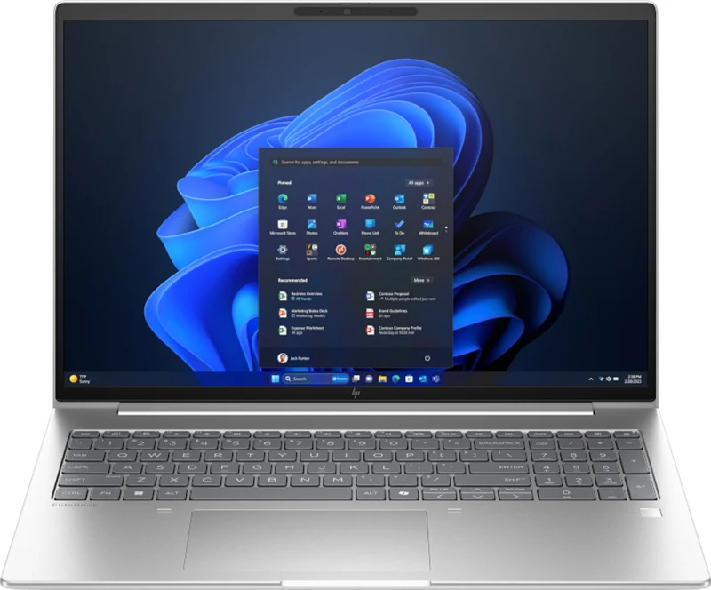 HP EliteBook 6 G1i AI Intel Core Ultra 7 255U Laptop 40.6 cm (16") WUXGA 16 GB DDR5-SDRAM 512 GB SSD Wi-Fi 7 (802.11be) Windows 11 Pro AI PC Silver