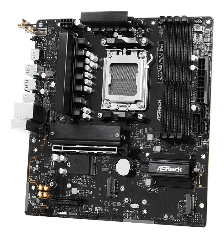 Asrock A620AM PRO-A WIFI AMD A620 Socket AM5 micro ATX
