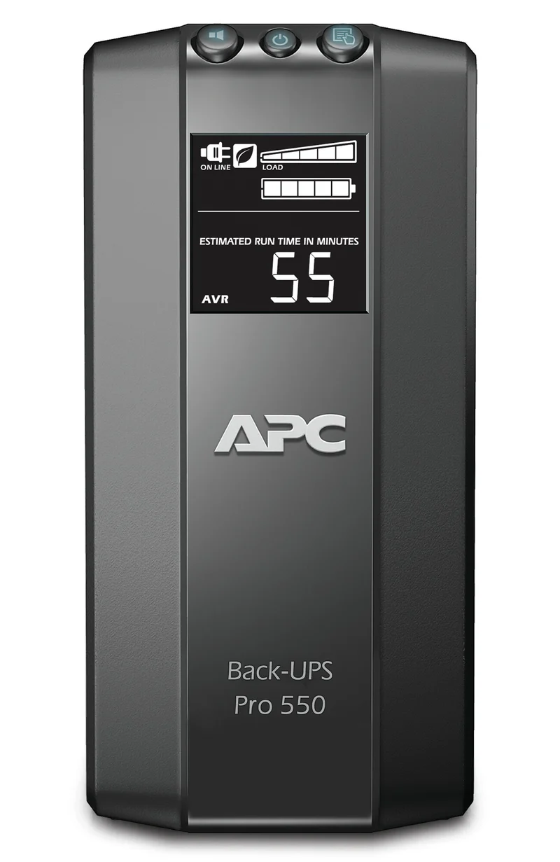 APC Back-UPS Pro uninterruptible power supply (UPS) Line-Interactive 0.55 kVA 330 W 6 AC outlet(s)