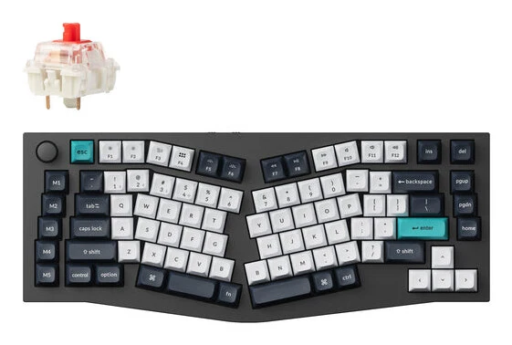 Keychron Q10 Max keyboard Universal USB + RF Wireless + Bluetooth QWERTY UK English Grey
