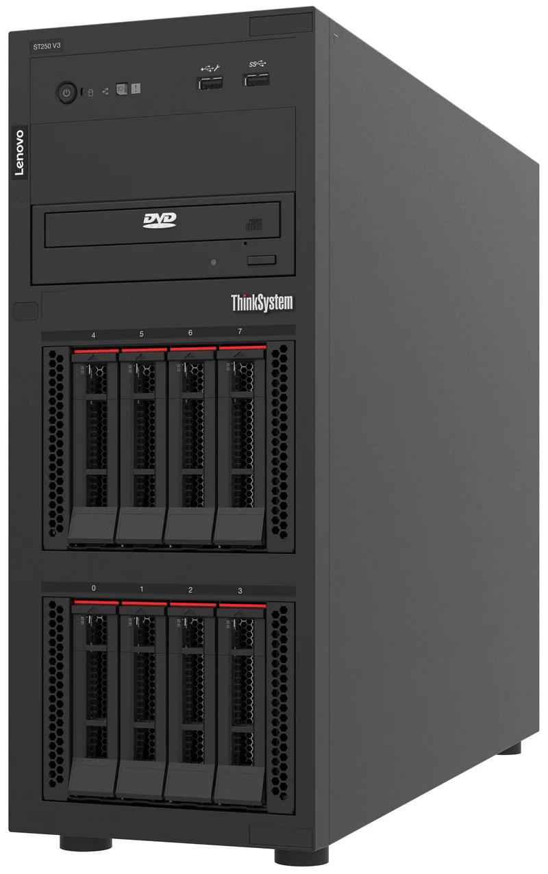 Lenovo ThinkSystem ST250 V3 server Tower Intel® Xeon® 6315P 2.8 GHz 16 GB DDR5-SDRAM 800 W