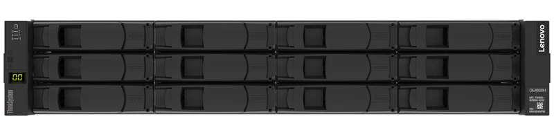 Lenovo ThinkSystem DE4800H 2U12 LFF disk array Rack (2U) Black
