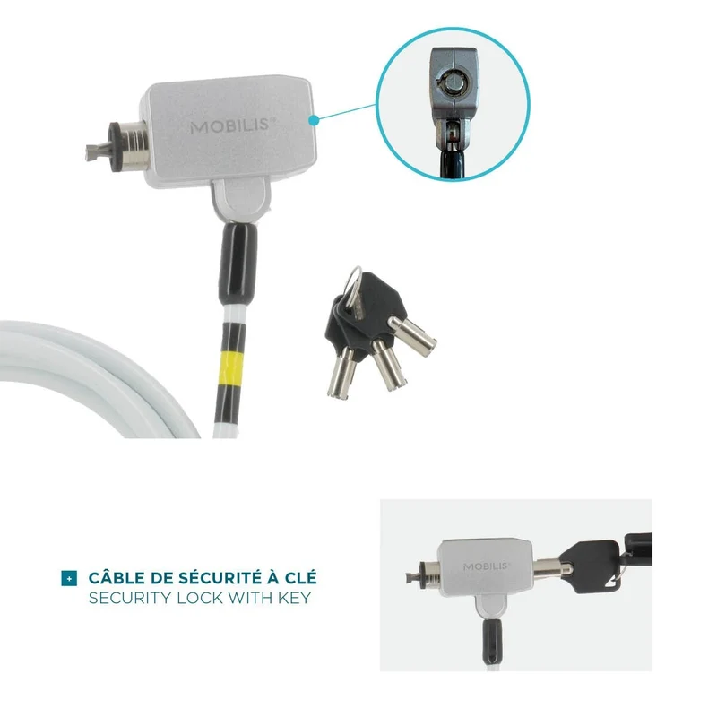 Mobilis 001393 cable lock White 1.8 m